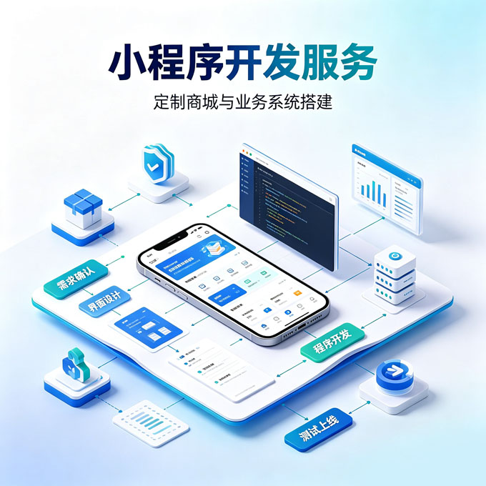 专业一站式小程序开发服务商，专注小程序商城定制搭建。