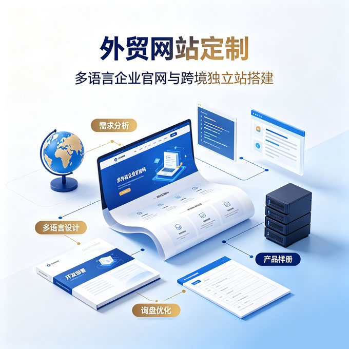 专业一站式外贸网站开发服务商，定制多语言外贸企业网站、B2B外贸独立商城。